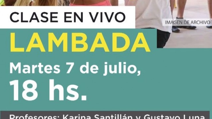 Clases de lambada en vivo